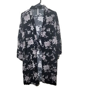 Spiritual Gangster Open Cardigan OS Floral Boho Hippie Kimono Maya Breathable